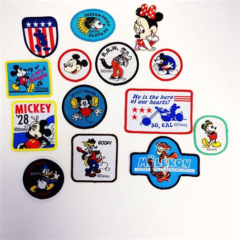 disney iron on patches